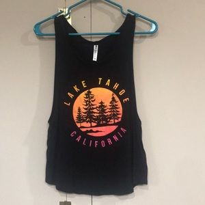 Black Lake Tahoe tank top